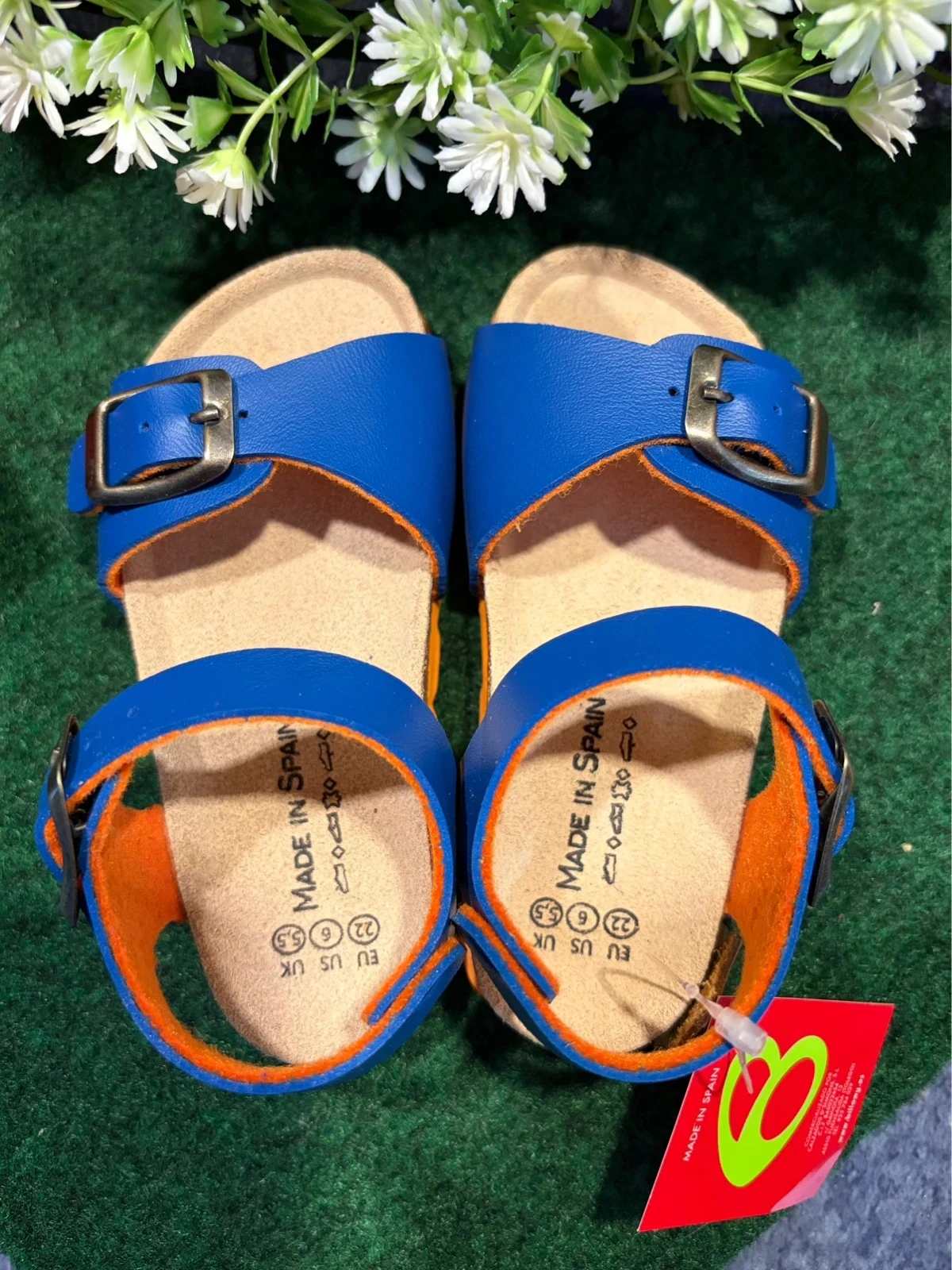 Sandalia azul / naranja - Billowy talla 22 – photo 3
